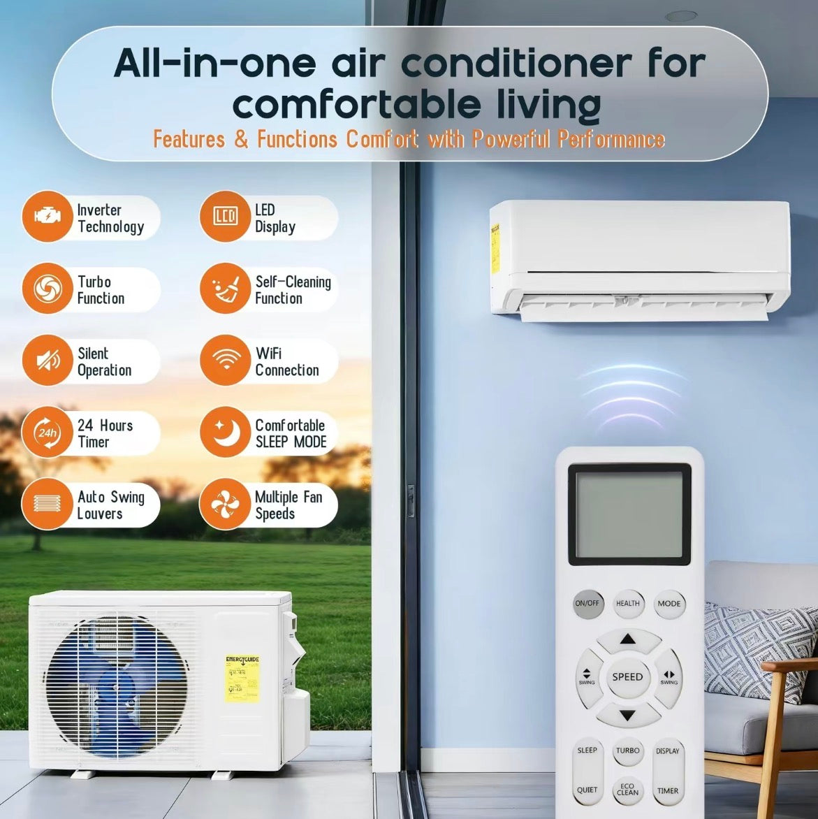The Halvern Climate Duo 12K — Ductless Mini Split Heat Pump